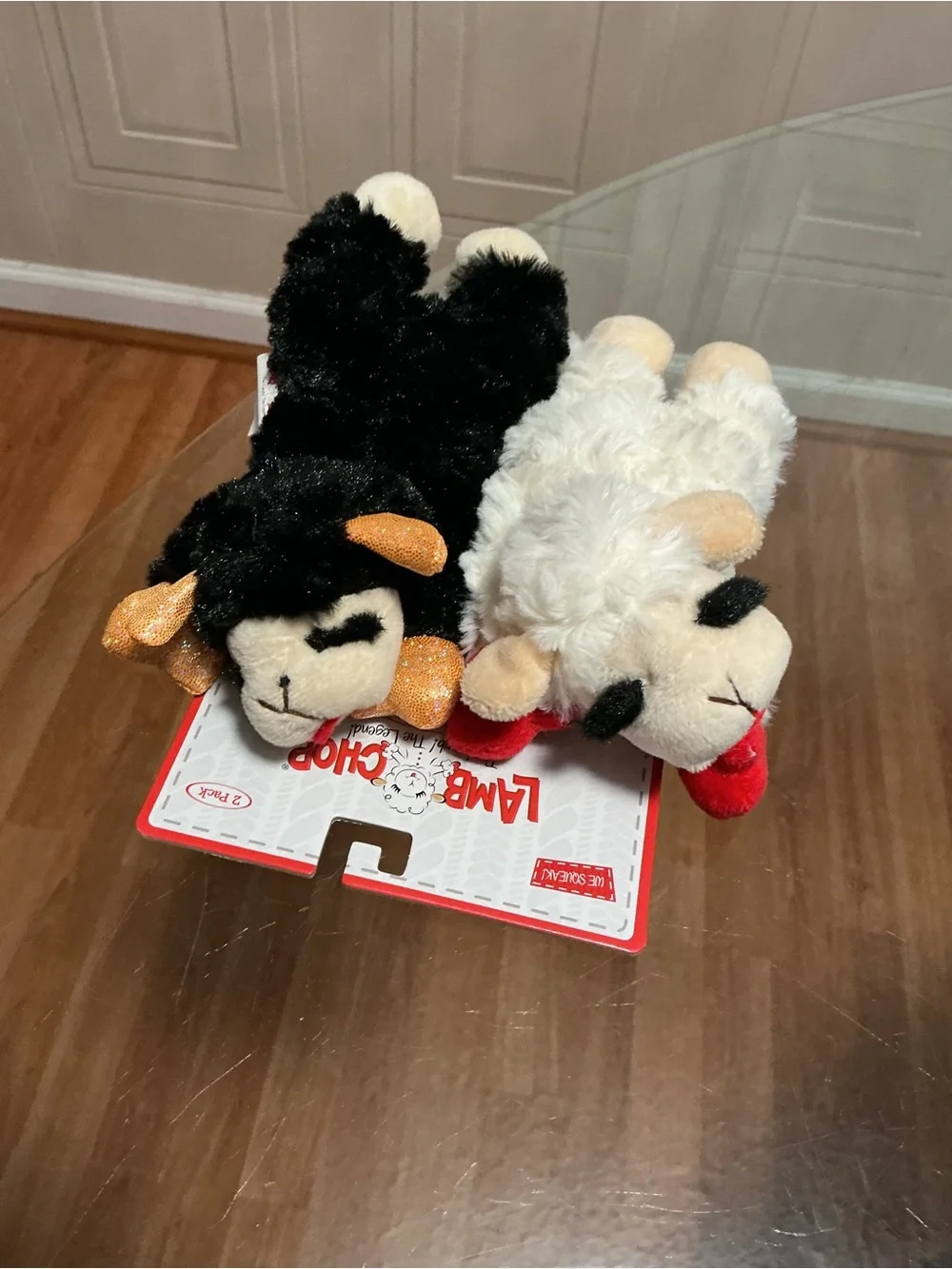 Brand new - Set Of 2 LambChop 7” Dog Toy With Squeaker...
